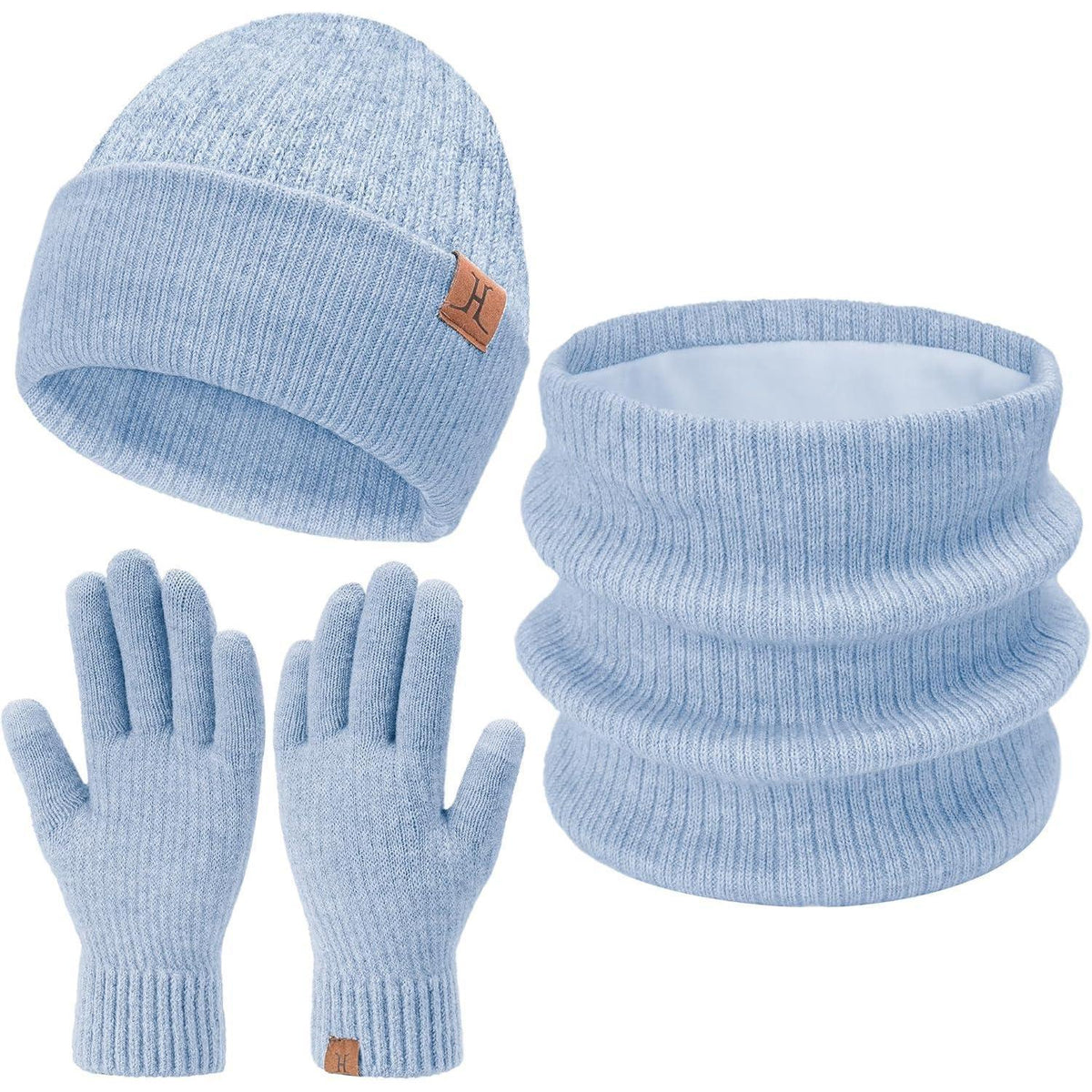 Unisex Winter Mützen & Schal Set – Warm & Stylisch