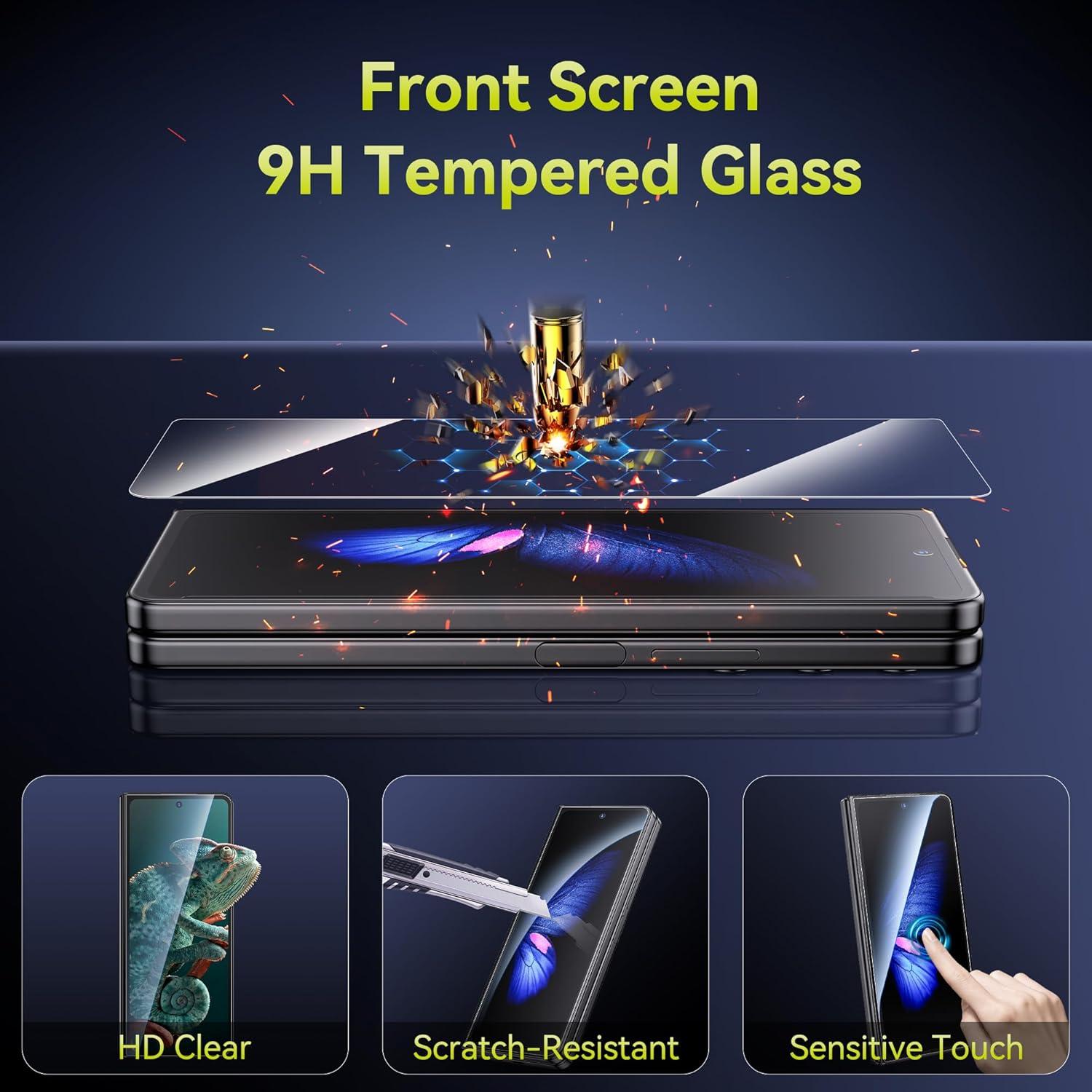 Samsung Galaxy Z Fold 5/4 Schutzfolie - HD Klar gehärtetes Glas