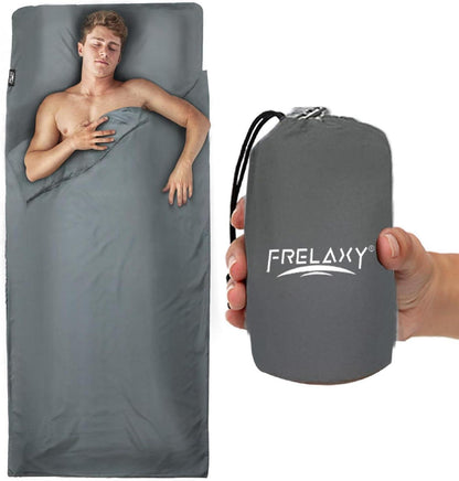 Ultraleichtes Schlafsack Inlett für Backpacking, Hostels, Reisen