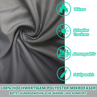 Ultraleichter XL Hüttenschlafsack mit Reißverschluss Grau
