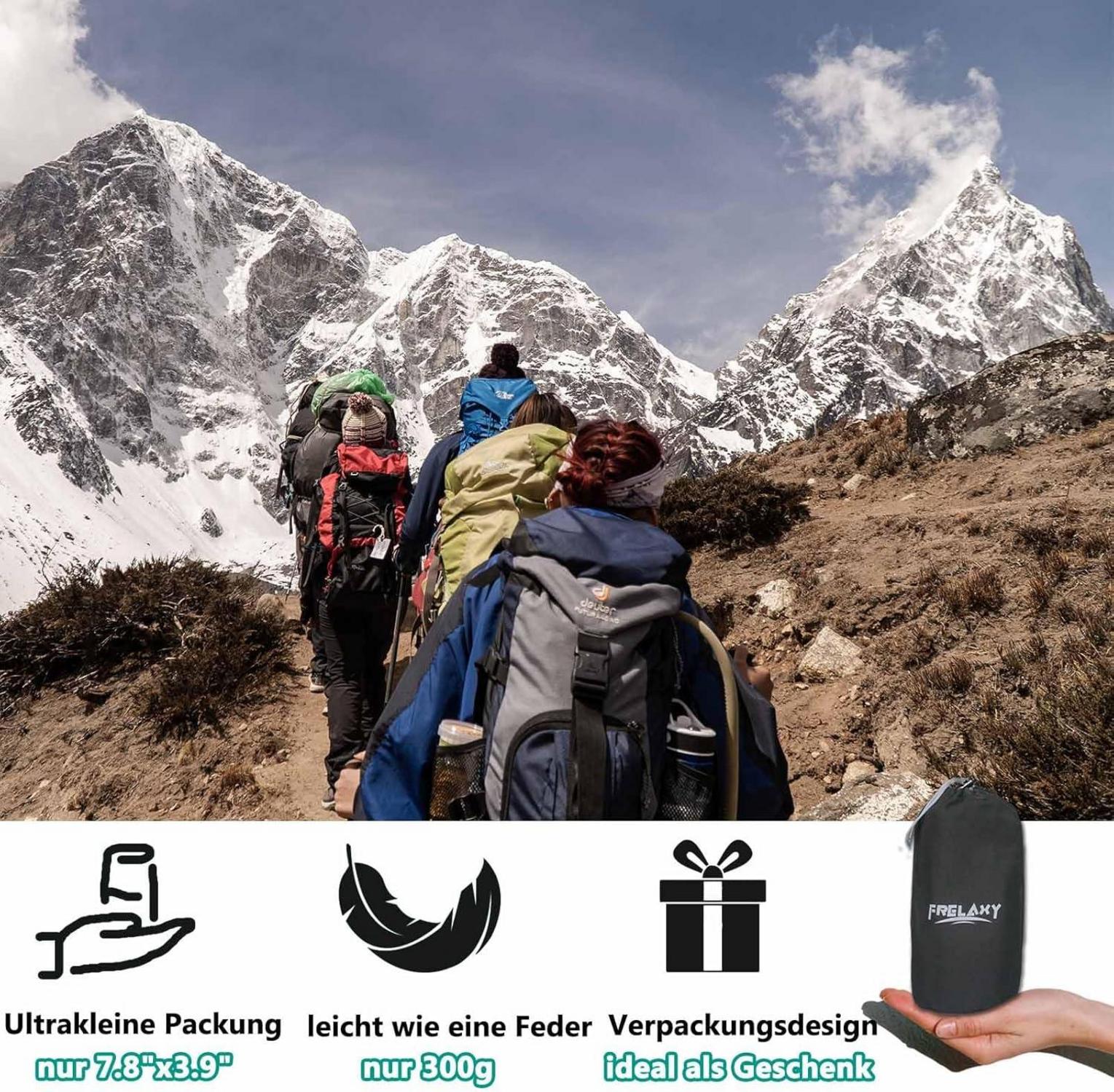 Hüttenschlafsack XL Ultraleicht Schlafsack Inlett für Backpacking