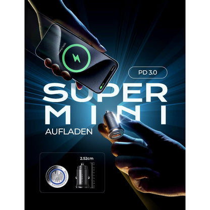 LISEN 54W Zigarettenanzünder USB C Adapter PD&QC3.0 Auto