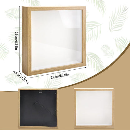 3D Bilderrahmen DIY Befüllbar 20x20 Holz