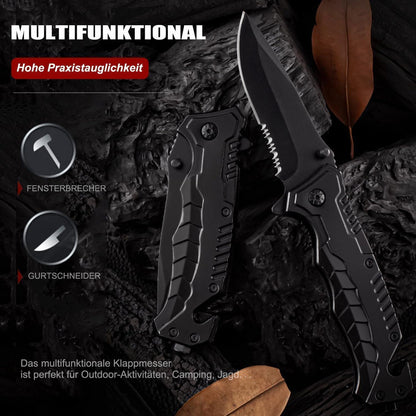 Günstiges Taschenmesser Klappmesser 3-in-1 Einhandmesser