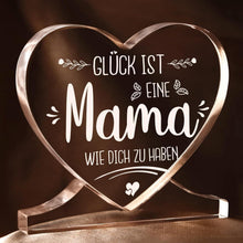 Acryl Dekoration Herzform Mama Geburtstagsgeschenk Mutter