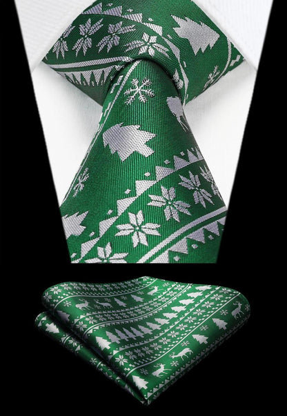 Herren Weihnachten Spaß Santa Claus Festliche Weste Set Grün XS-4XL