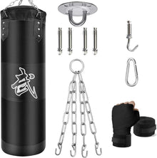 Boxsack Set Heavy Duty Punchingsäcke UNGEFÜLLT für Boxen MMA Muay Thai