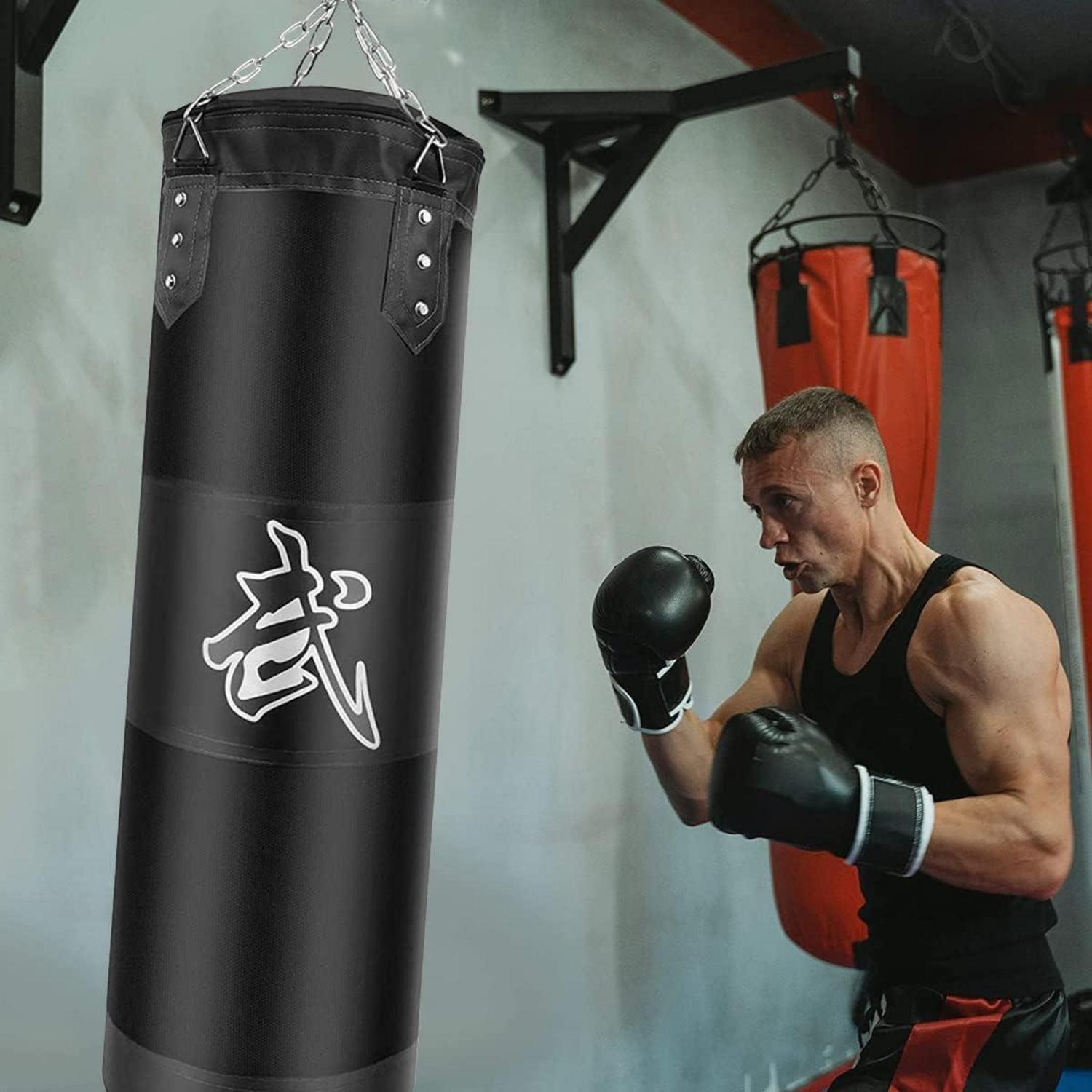 Boxsack Set Heavy Duty Punchingsäcke UNGEFÜLLT für Erwachsene und