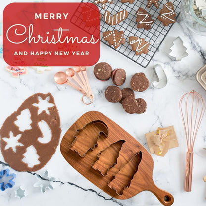 3-teiliges Weihnachts-Ausstechformen-Set Edelstahl WichtelSanta