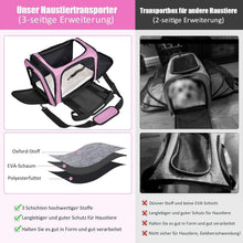 Faltbare Katzentransportbox L – Rosa, 50x34x34cm, 8kg