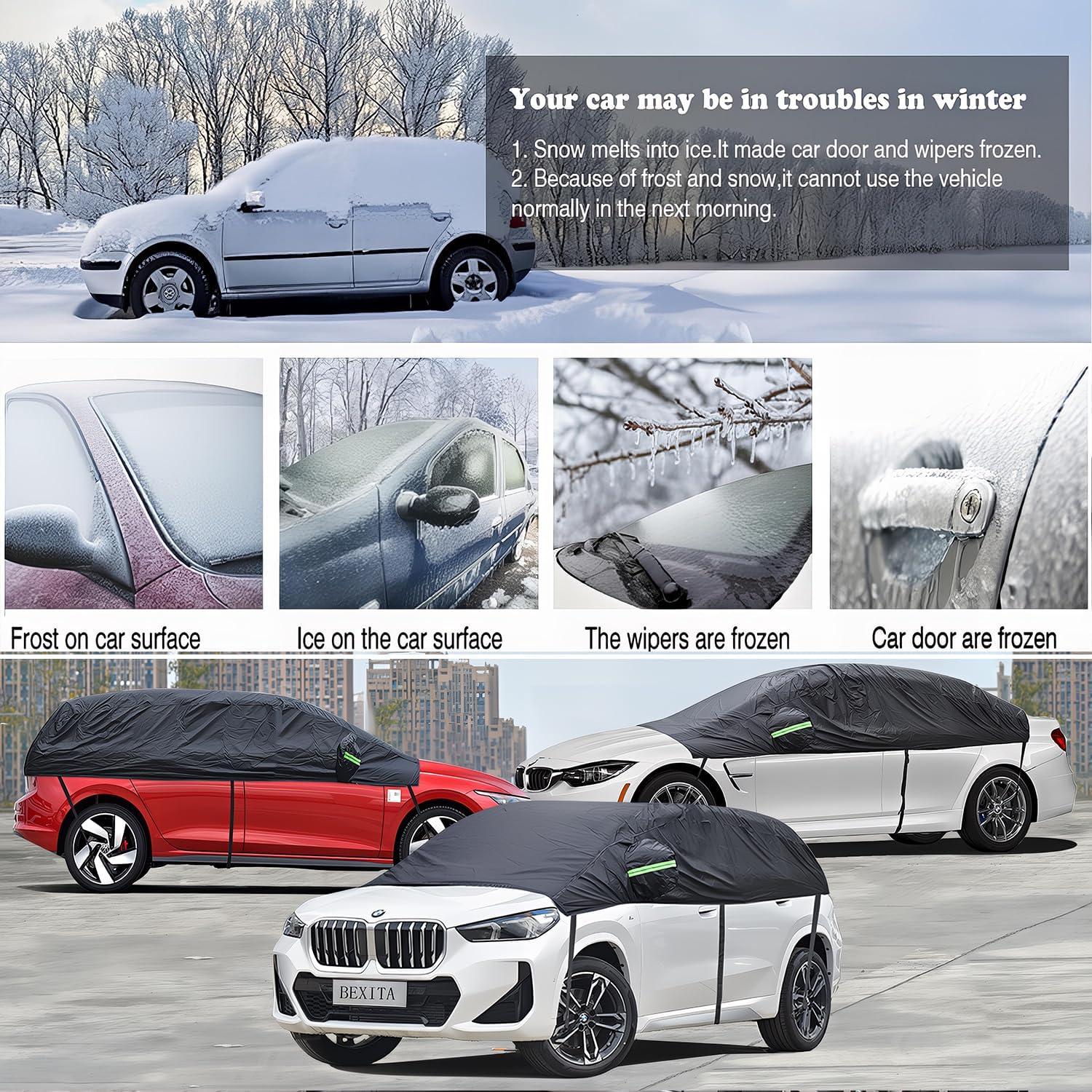 Halbgarage Auto Winter Abdeckplane wasserdicht Universal SUV Wagon