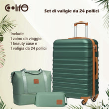 COOLIFE ABS Hartschalen Trolley Koffer 4 Rollen TSA