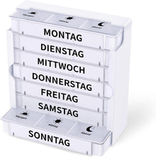 Tablettenbox 7 Tage Medikamentenbox 3 Fächer Pillendose Organizer