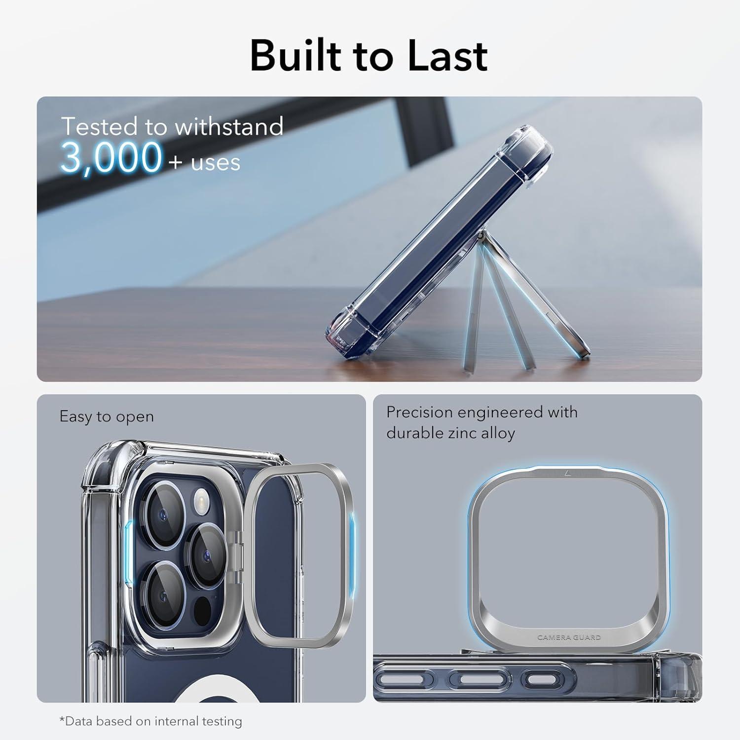 ESR iPhone 15 Pro Max Hülle MagSafe 360 Grad Stoßfest Militärnorm Magnetisch Klar