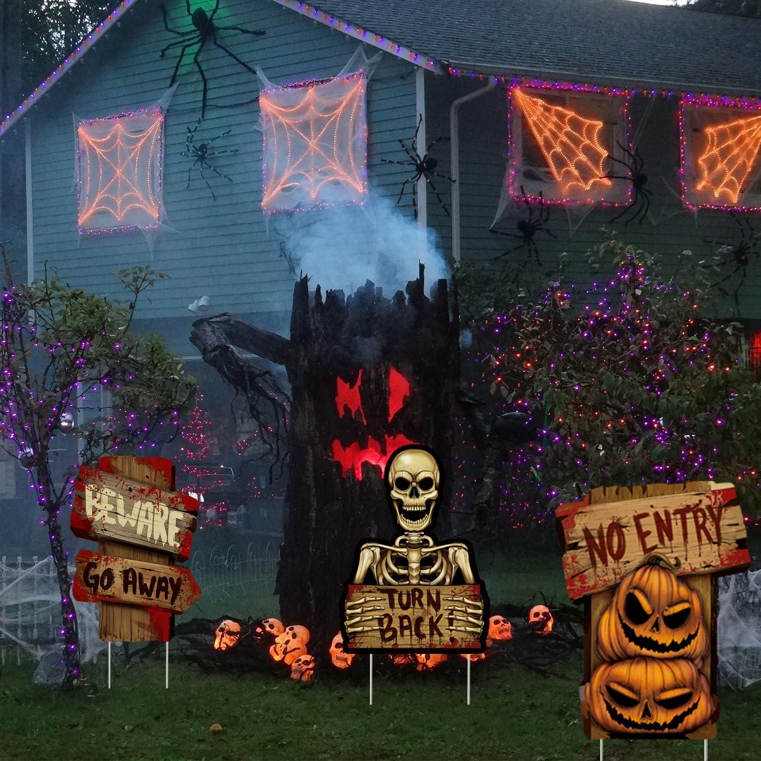 Halloween Deko Garten Grabsteine Hof Schilder Outdoor Gruselhaft