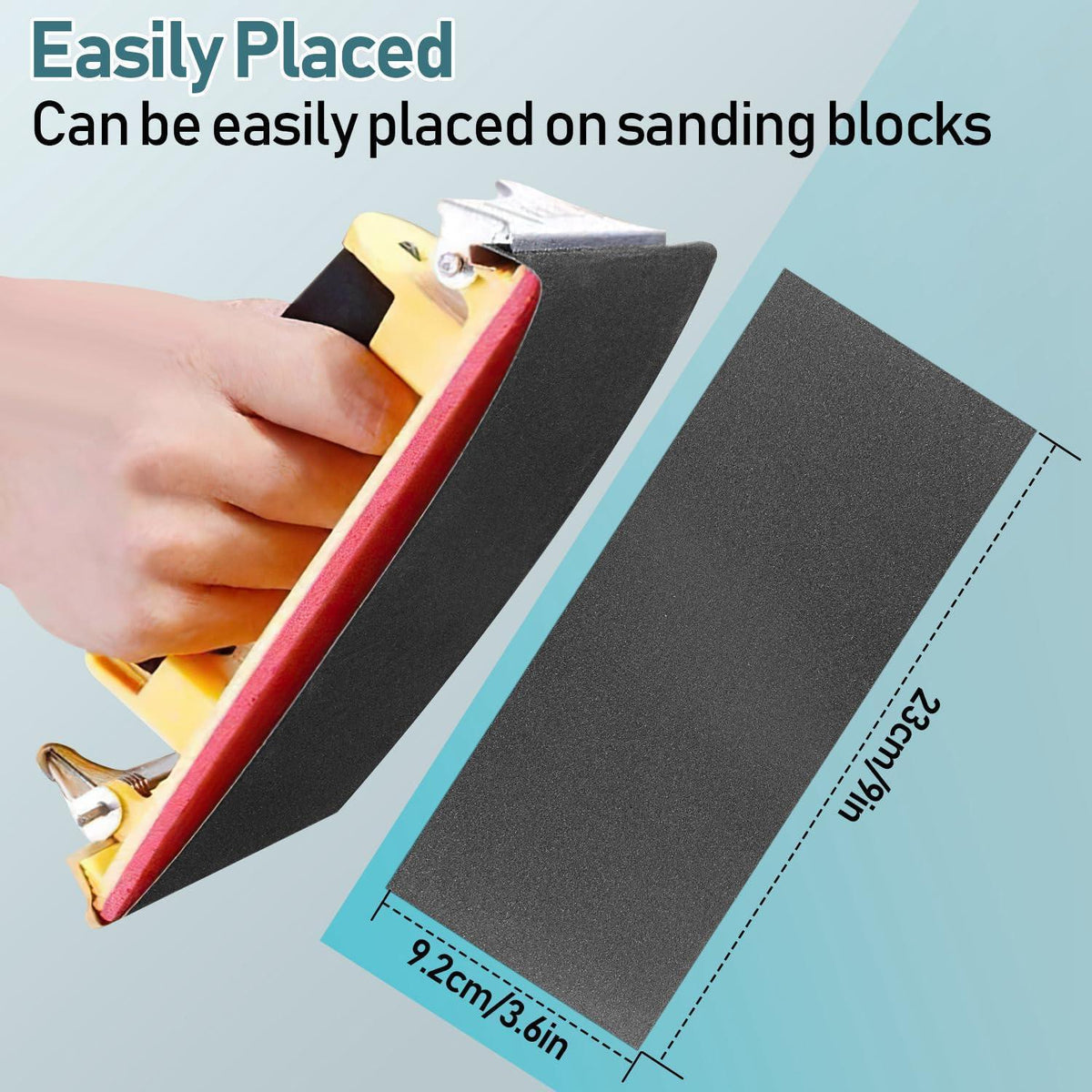 Schleifpapier Set Nass & Trocken, 72 Stück, 400-3000 Körnung