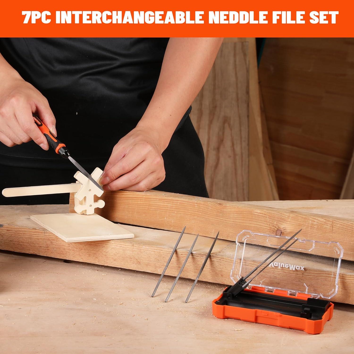 Nadelfeilenset Mini Feilen 7tlg. für Metall Holz Kunststoff