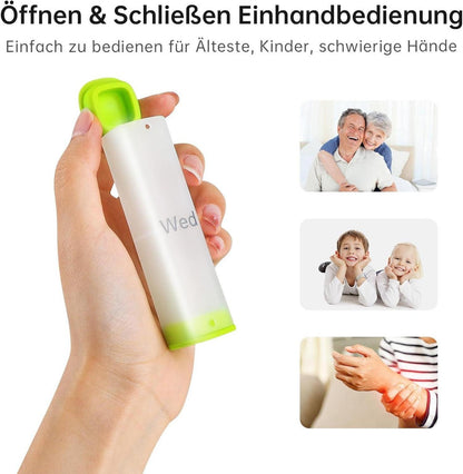 Tablettenbox 7 Tage groß, Pillendose Wocheneinteilung, Medikamentenbox