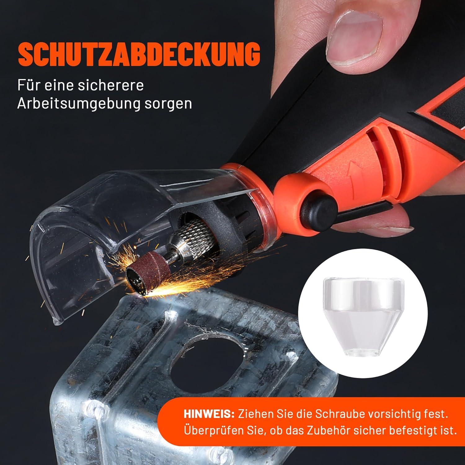 Multifunktionswerkzeug 130W mit 120 Zubehör 5 Variable Drehzahlen U/min