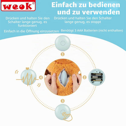 Herzschlag-Kuschelkissen für Welpen – Angstlinderung & Schlafhilfe