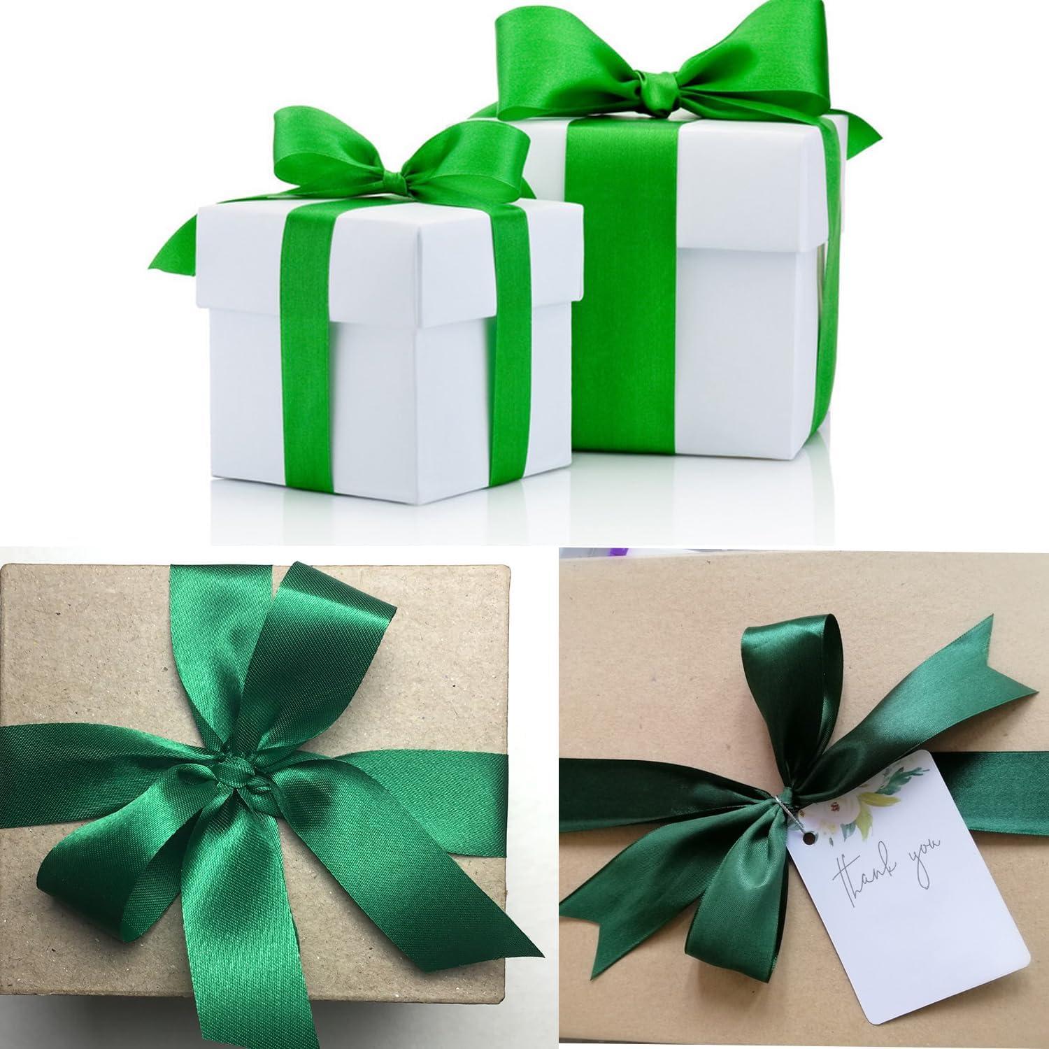 Satinband Grün 66m x 20mm - Hochwertiges Geschenkband für