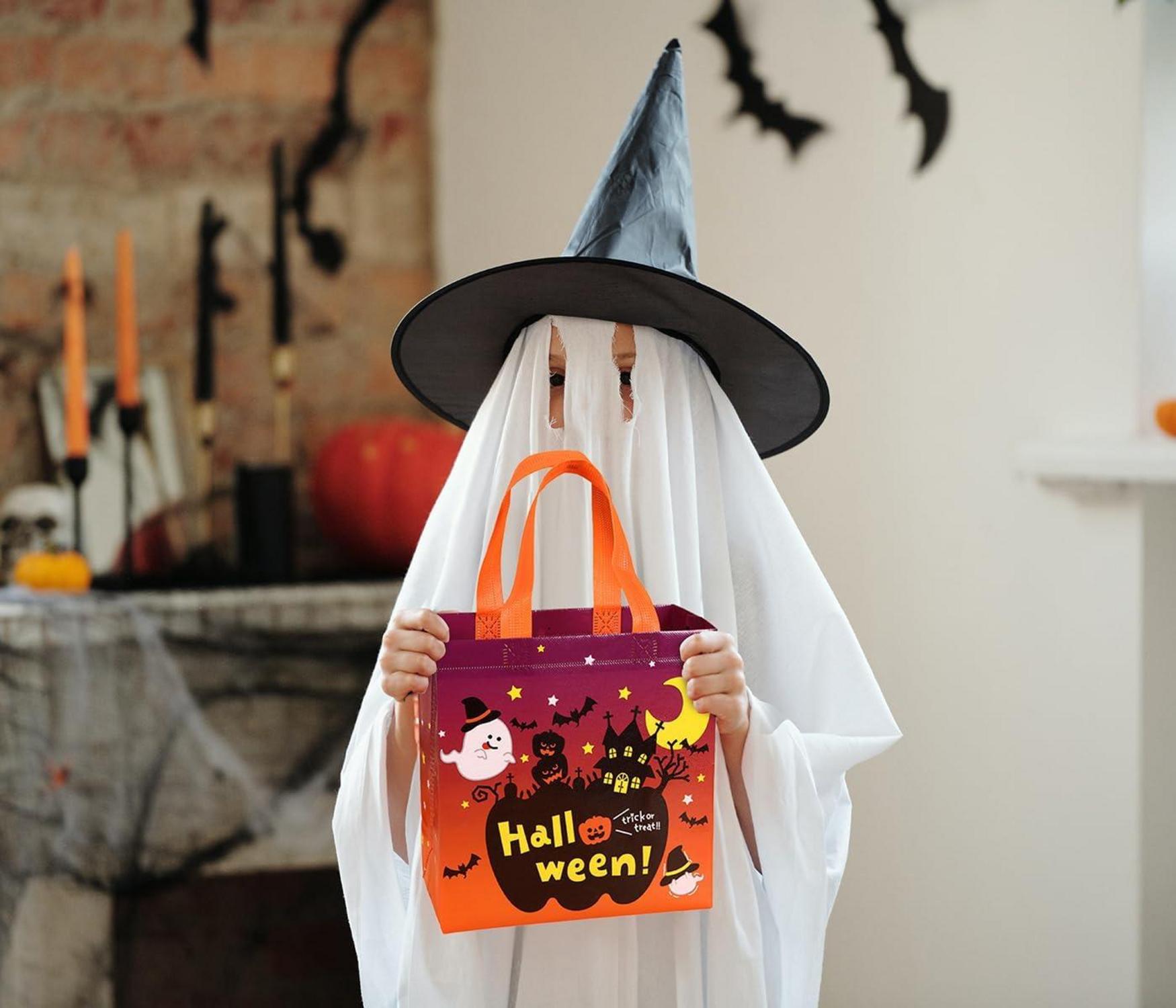 HBell Halloween Bags Tote Bags Gifts Wrapping Trick Treat Goodie Party Supplies