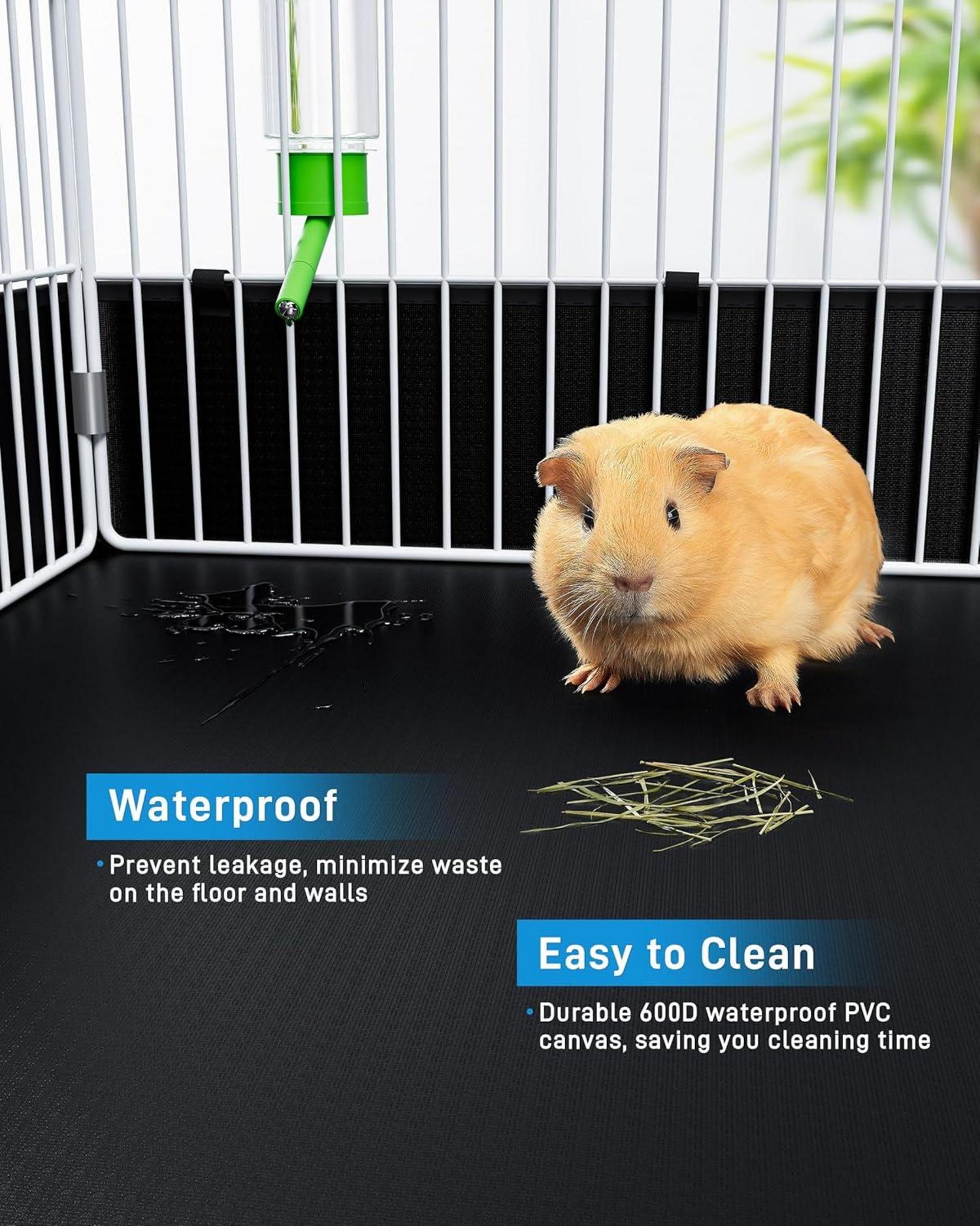 Metallgitter Freilaufgehege Kaninchen Außen 142x69x50cm