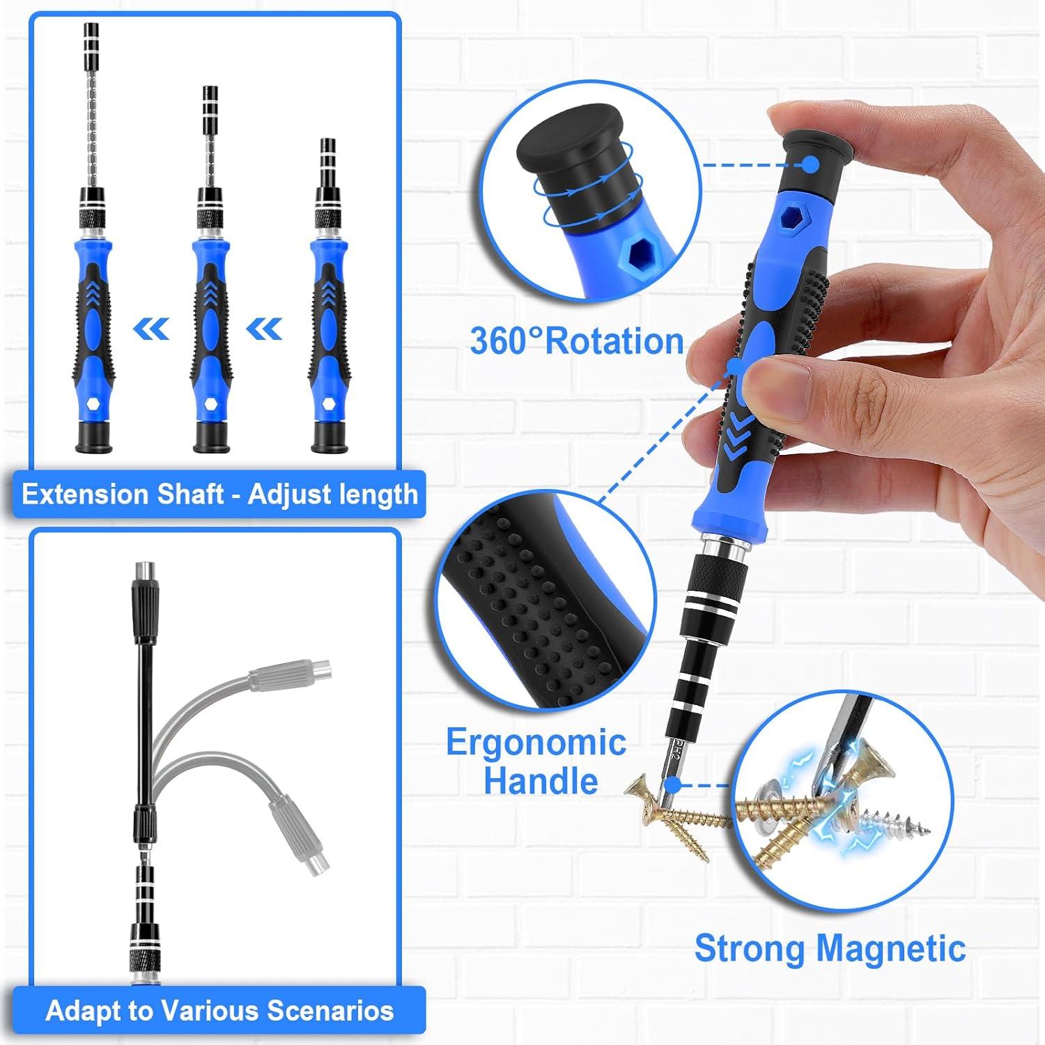 Präzision Schraubendreher Set 60 in 1 Geschenke Männer Gadgets Papa