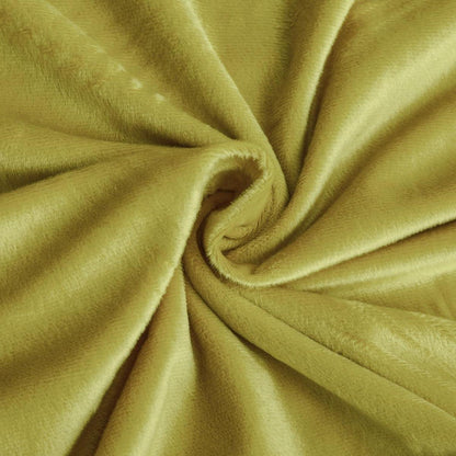 Fleece Bettwäsche 220x240 Gelb - Kuschelig & Flauschig