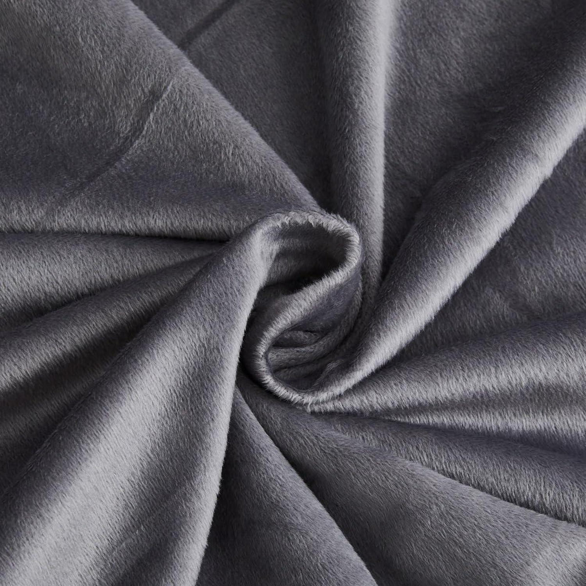 Flauschige Winterbettwäsche Set 135x200cm Grau