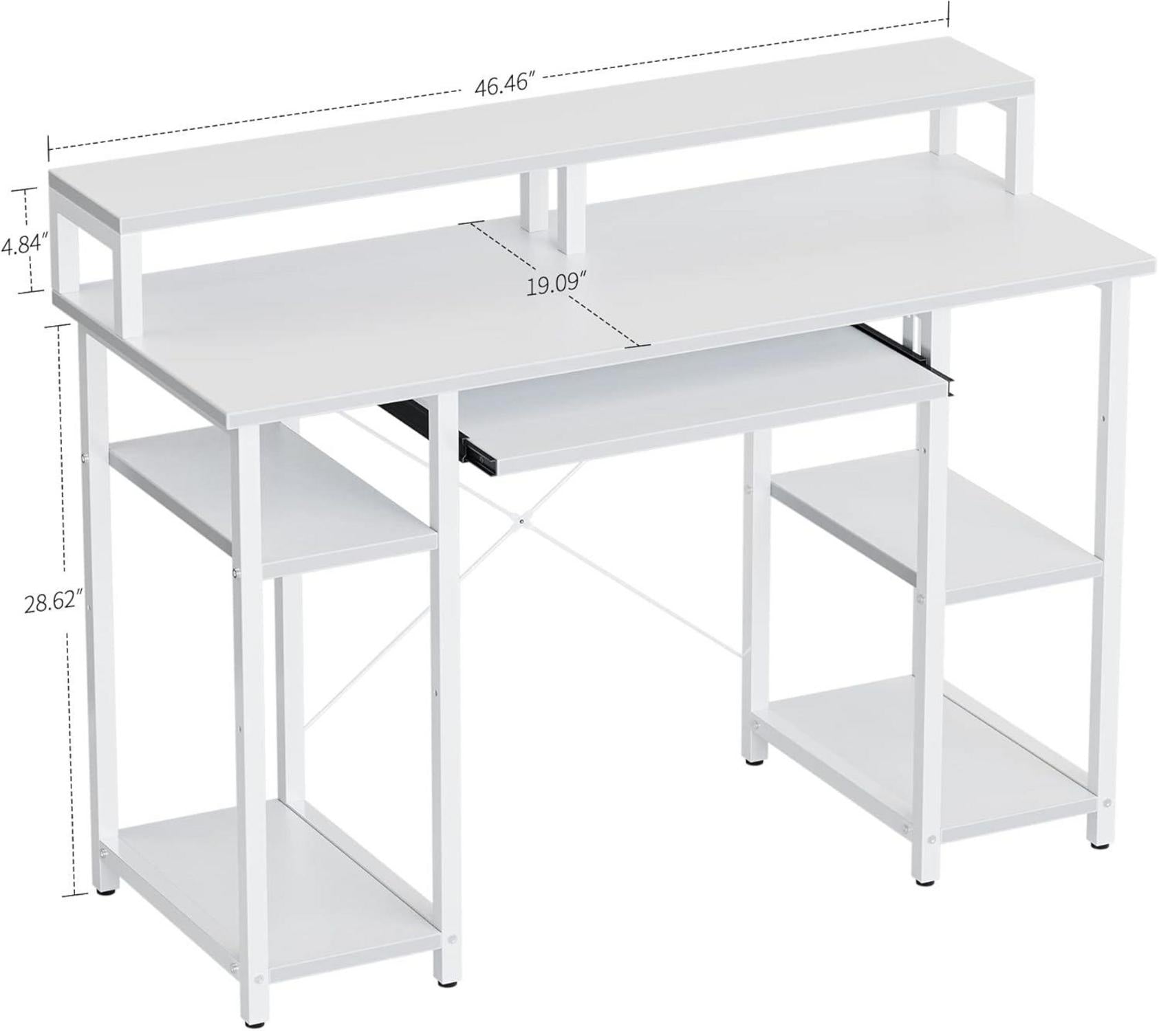 120 cm Computertisch mit