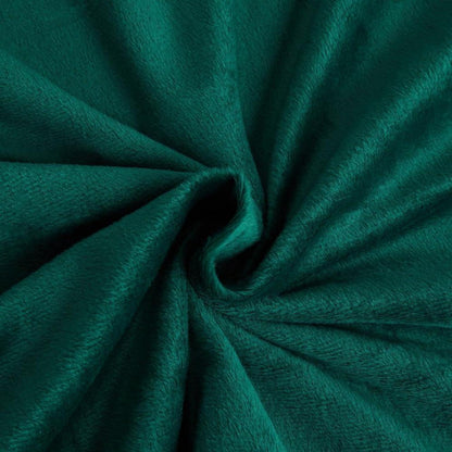 Flauschige Winterbettwäsche-Set Dunkelgrün 135x200 cm
