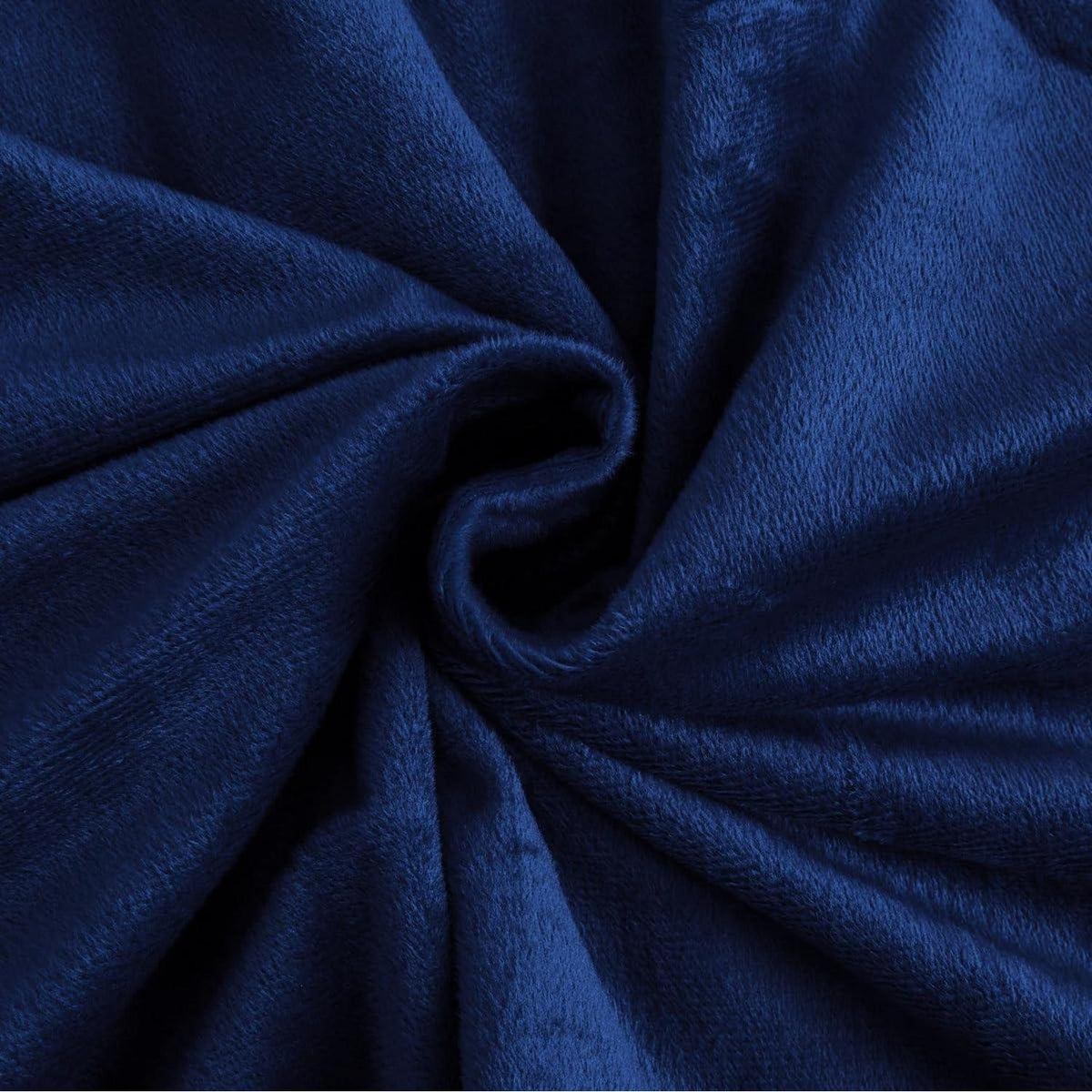 Flauschige Bettwäsche-Set 220x240cm Blau Marine Winterkuscheln