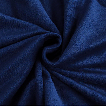 Warme Winter Bettwäsche Set 135x200 Blau & Dunkelblau