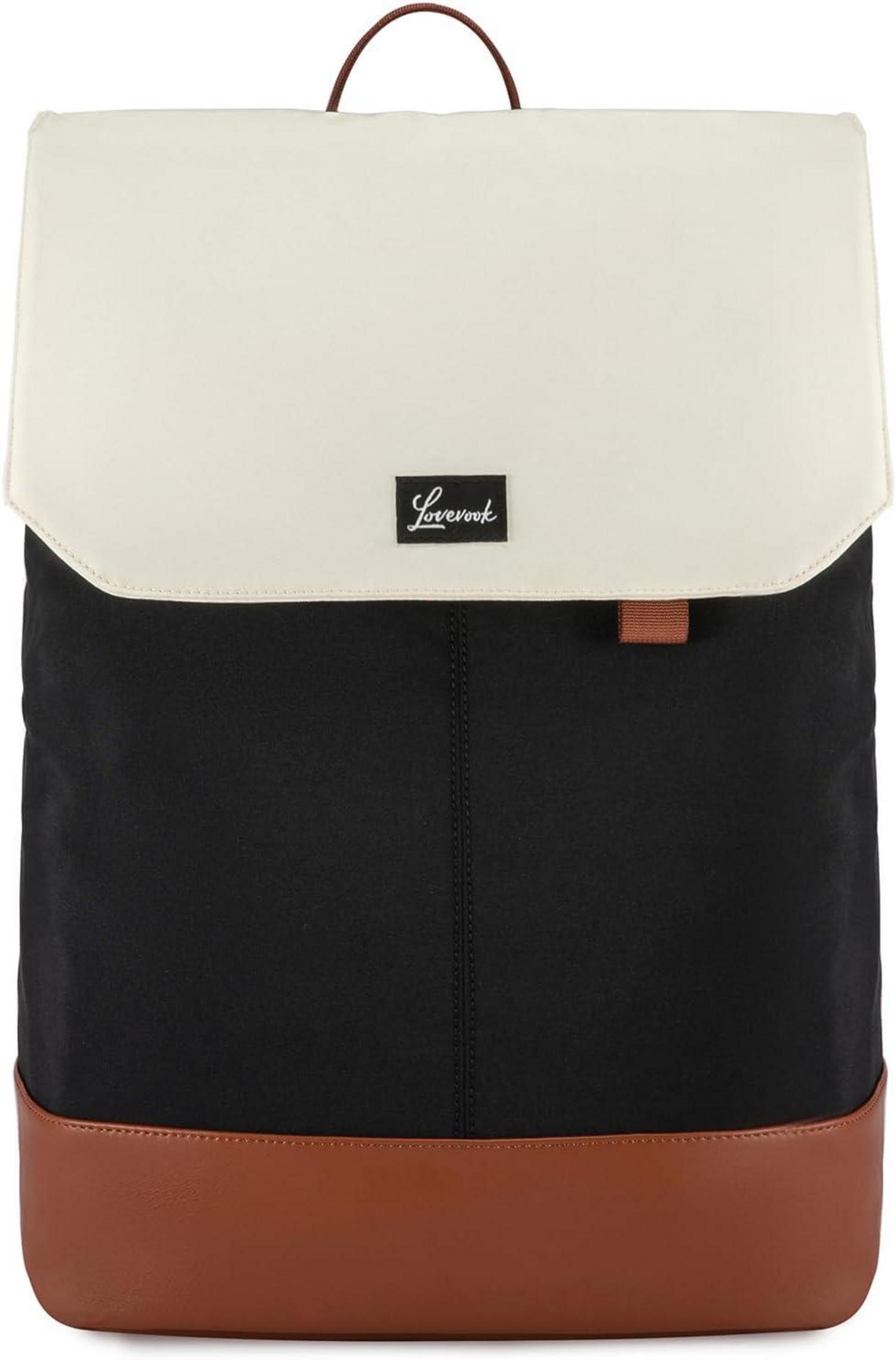 Wasserdichter Laptop Rucksack Damen Schwarz 15,6 Zoll