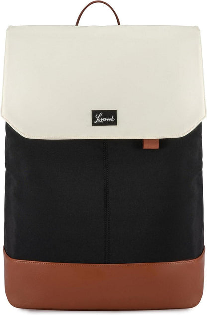 Wasserdichter Laptop Rucksack Damen Schwarz 15,6 Zoll