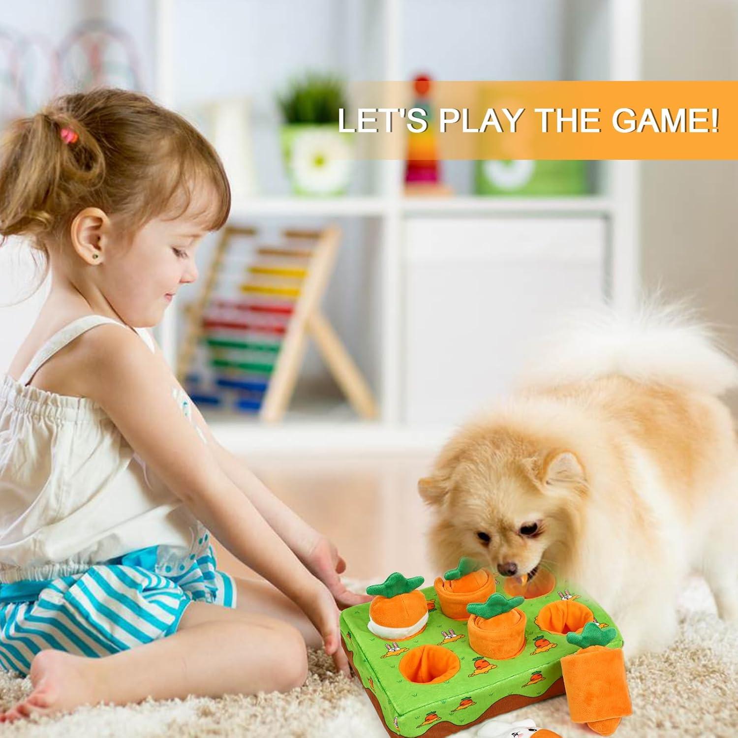 Interaktives Hundespielzeug Karotte Schnüffelteppich Spielzeug