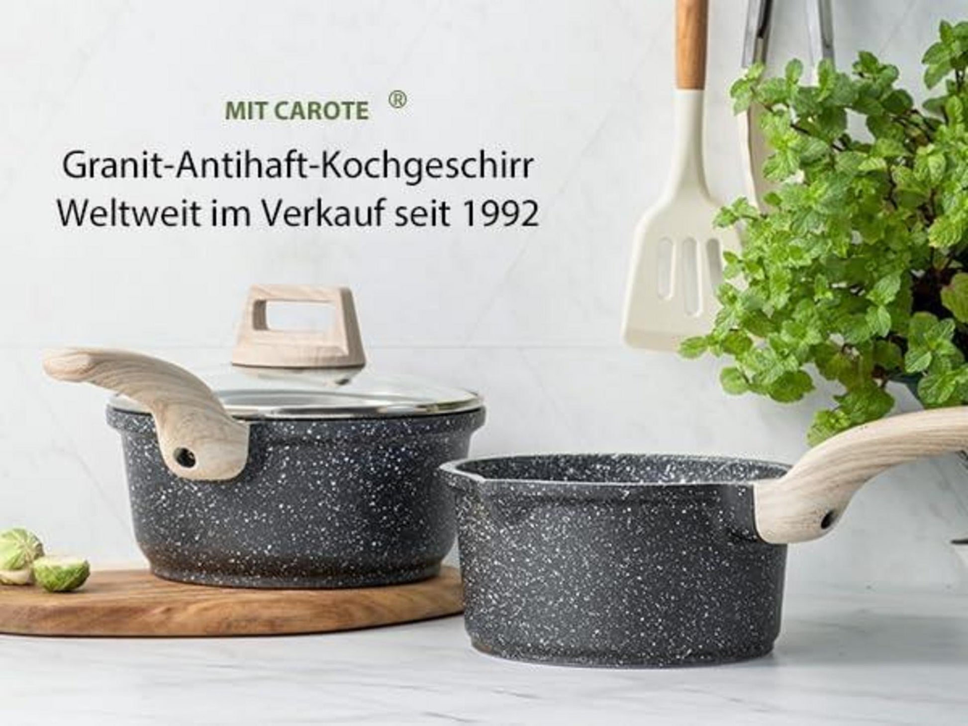 CAROTE Kochtopf 18 cm mit Deckel