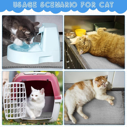 10er Set wasserdichte Meerschweinchen Decken Grau 18x24 Zoll