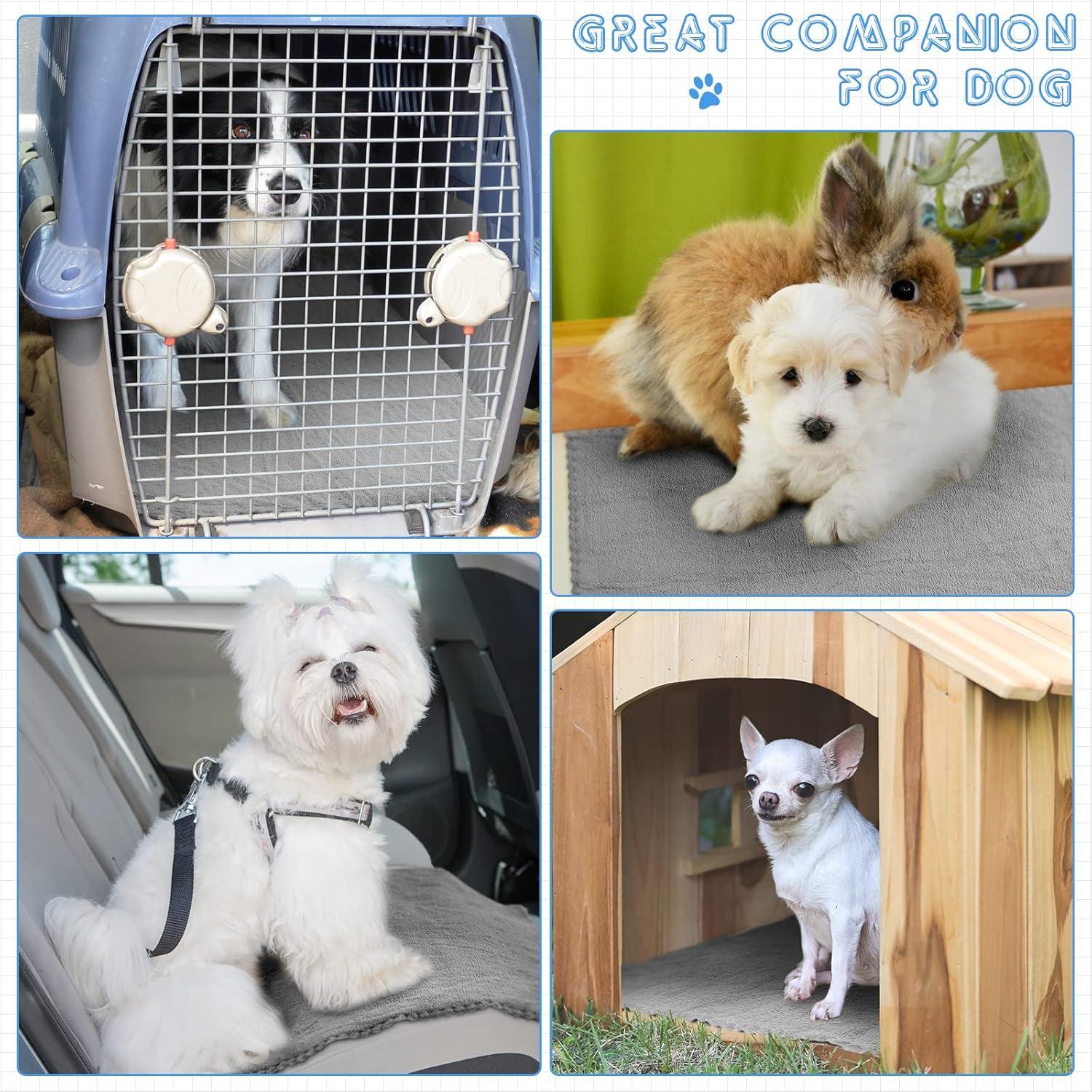 10er Set wasserdichte Meerschweinchen Decken grau 18 x 24 Zoll