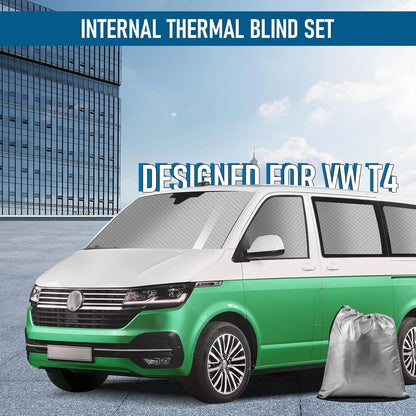 Thermo-Matten Set VW T4 LWB – Sonnenschutz für Wohnmobil & Auto