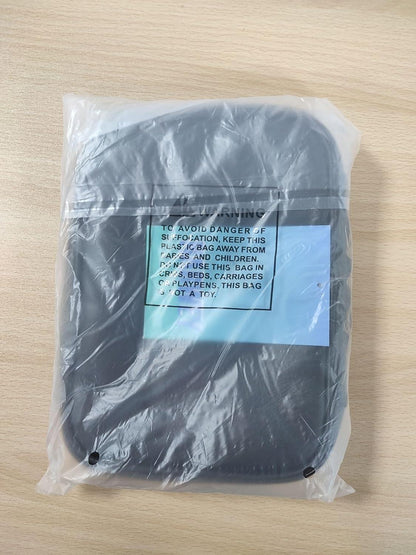 Narwey PU Leder Reise Kosmetiktasche Damen Organizer Schwarz