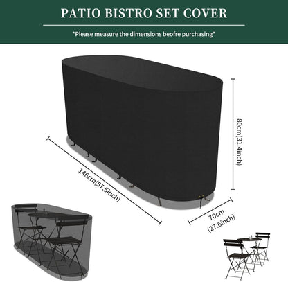 Funshot Bistro Set Abdeckung 420D Oxford Gewebe 146x70x80cm