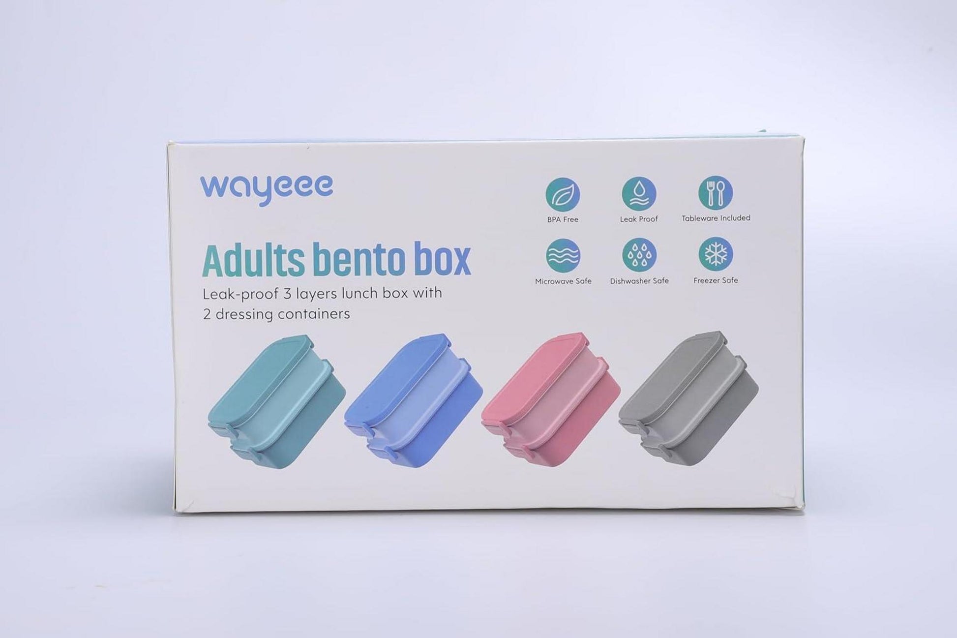 WayEee Lunchbox 2130ml BPA frei Auslaufsicher für Büro, Schule