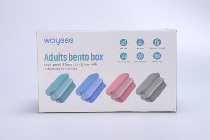 WayEee Lunchbox 2130ml BPA frei Auslaufsicher für Büro, Schule