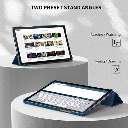 Tablet Hülle Meerblau Ultra Dünn Standfunktion Samsung Galaxy Tab A8