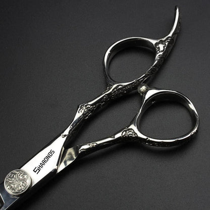 7-Zoll Friseurschere Rosenmuster – Japanisches Edelstahl-Set