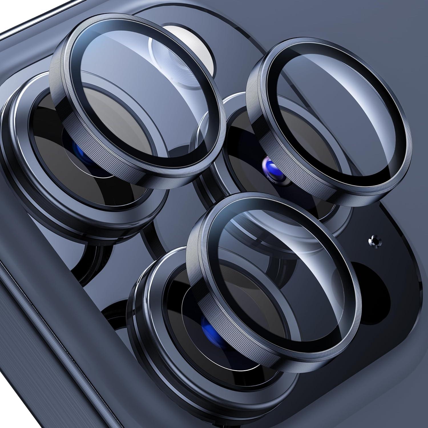 Kameraschutz für iPhone 15 Pro/15 Pro Max - 9H Härte, HD