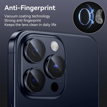 iPhone 15 Pro Max Kameraschutz 9H Härte Blasenfrei Gehärtetes Glas