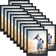 Bilderrahmen Set 20x25 cm 18er Collage Wand Tisch Schwarz